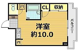 アンシャンテ21 ワンルームの間取図画像