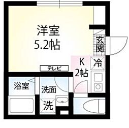 Alta Classe 3階1Kの間取り