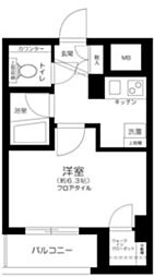 エクシム西巣鴨 1Kの間取図画像