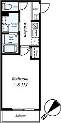 GRADUS 桶川IV 1Kの間取図画像