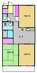 ロイヤル・谷津 3DKの間取図画像
