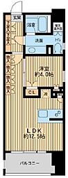 ニューシティアパートメンツ芝公園 1LDKの間取図画像