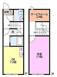 コスモコルテ 1SDKの間取図画像