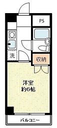 こまばディモーレ 1Kの間取図画像
