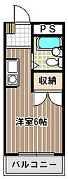 コート・ニュータウン 1Kの間取図画像