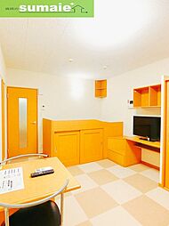 レオパレスフルール 2階1Kのリビング/ダイニング