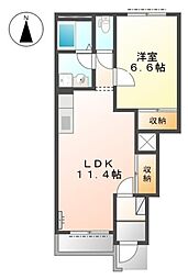間取図画像 1LDK