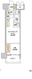 ソビリオンメゾン新大阪 1LDKの間取図画像