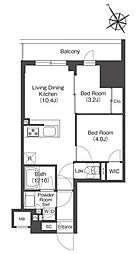 COMFORIALIV板橋 2LDKの間取図画像