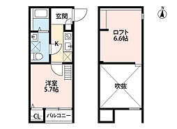 JR片町線(学研都市線) 放出駅 徒歩5分 2階/-