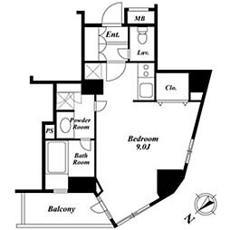 間取図画像 ワンルーム