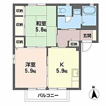 グリーンフィールド成出　Ｅ 101 ｜ 福島県福島市笹谷字下成出18-8（賃貸アパート2K・1階・43.00㎡） その2