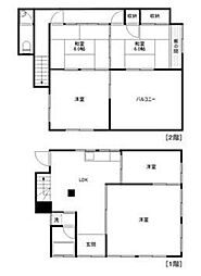 飯山満戸建 5LDKの間取り