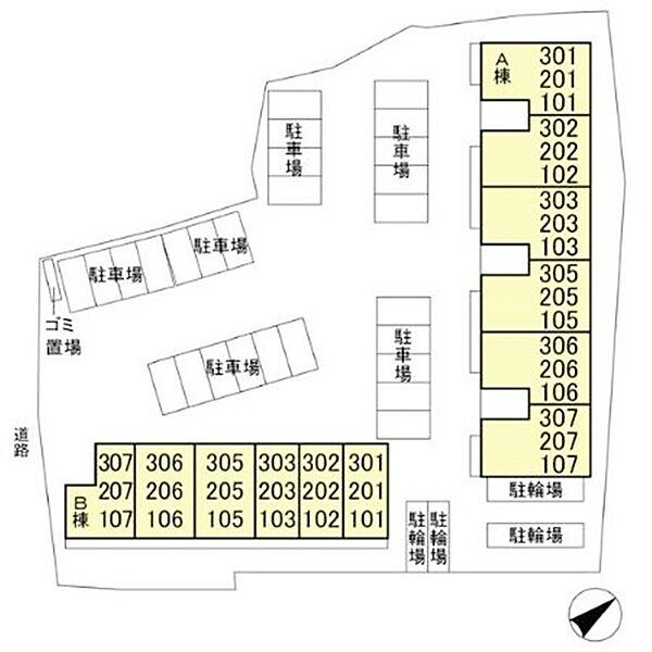 ブランシュール　B 107｜千葉県船橋市海神４丁目(賃貸アパート1LDK・1階・42.86㎡)の写真 その9