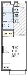 レオパレス千代田パレス 1Kの間取図画像
