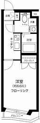 Ra'seedヨコハマフジガオカ 1Kの間取図画像