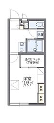 レオパレスかつらぎ 1Kの間取図画像