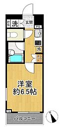 西武池袋線 練馬高野台駅 徒歩10分の賃貸マンション 4階1Kの間取り