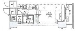フェニックス横濱関内BAYGAIA 1Kの間取図画像