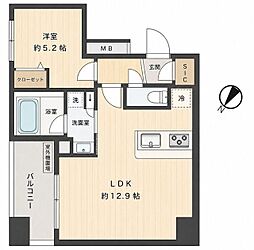 STAGEFIRST東日本橋 1LDKの間取図画像