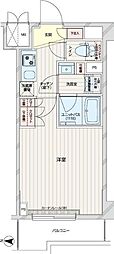 ルーブル本羽田 1Kの間取図画像