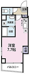 プレーマ南千住 ワンルームの間取図画像