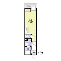 Ｆｉｋａ　大宮日進 2階ワンルームの間取り