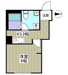 春の陽のアリア 1Kの間取図画像