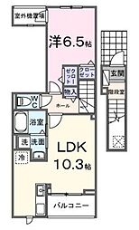 エヴァーガーデン町屋 1LDKの間取図画像