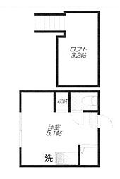 アーバンプレイス高田馬場11・B ワンルームの間取図画像