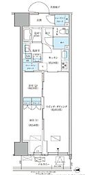 パークアクシス品川天王洲アイル 2LDKの間取図画像