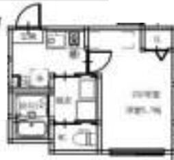 LOFT AOI 1Kの間取図画像