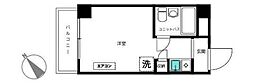 パピル吉祥寺 ワンルームの間取図画像