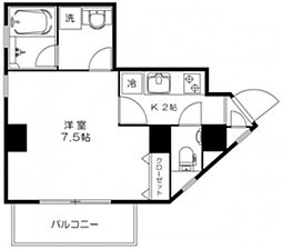 id 1Kの間取図画像