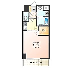 JR東海道・山陽本線 尼崎駅 徒歩8分の賃貸マンション 5階1Kの間取り