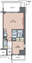 プレジオ川口 1LDKの間取図画像