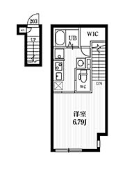 MIJAS練馬春日町 1Kの間取図画像