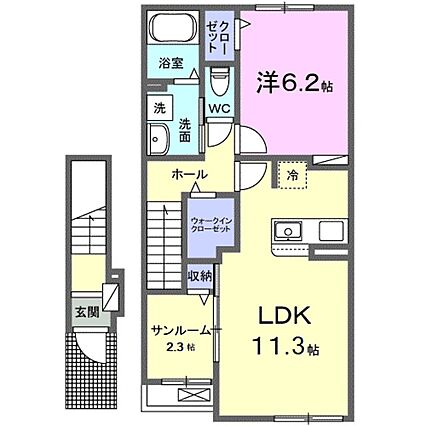 エレガンスハイツＡ_間取り_0