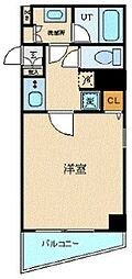 東京メトロ有楽町線 豊洲駅 徒歩11分の賃貸マンション 8階1Kの間取り
