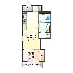 間取図画像 1LDK
