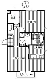 MKイーストテラス 1LDKの間取図画像