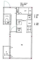 Ａｌｉｖｉｏ押上 2階ワンルームの間取り