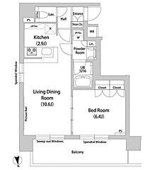物件の間取り