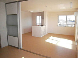 南海線 泉大津駅 徒歩10分の賃貸アパート 3階2LDKのリビング/ダイニング