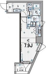 パティーナ三田台 3階1Kの間取り