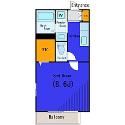 東急池上線 池上駅 徒歩17分の賃貸アパート 1階1Kの間取り