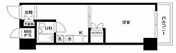 日神パレス狭山 1Kの間取図画像