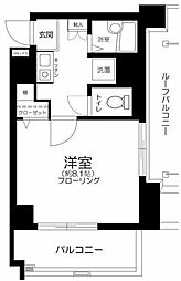 ロイヤルアメニティー東池袋 5階1Kの間取り