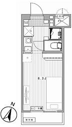 ジェイパーク方南町 ワンルームの間取図画像