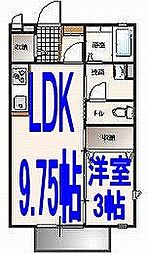 ミラドールC 1LDKの間取図画像